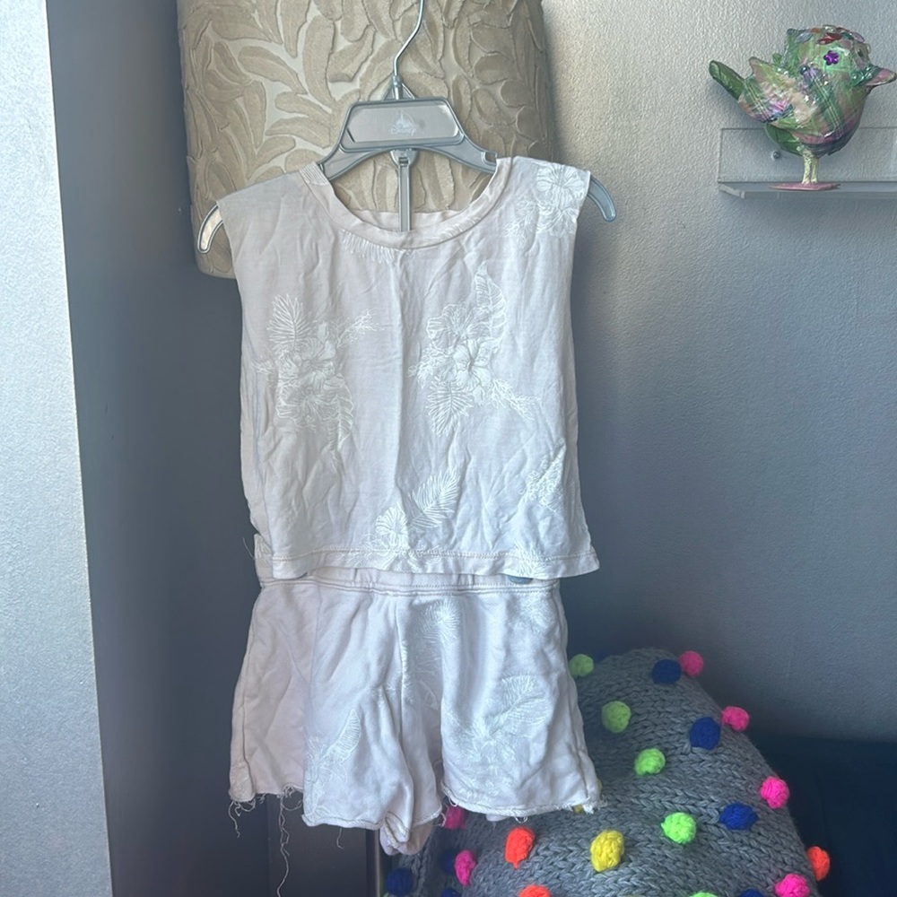 Flowers by Zoe shorts tee set